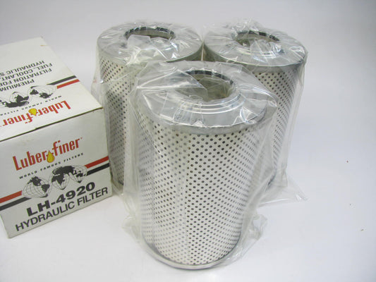 (3) Luberfiner LH4920 Hydraulic Oil Filter Replaces C1724 51765 H46030 HF766