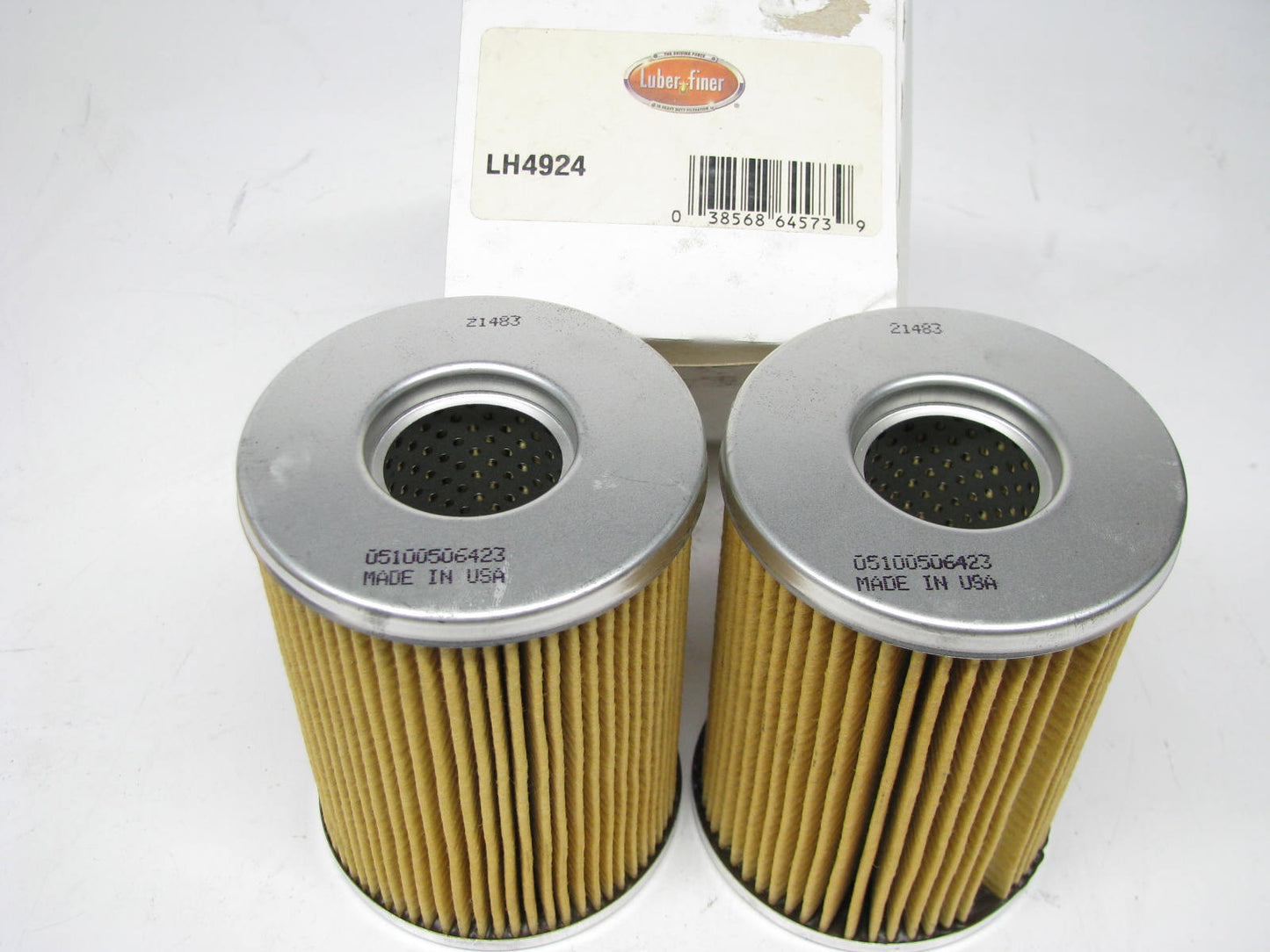 (2) Luberfiner LH4924 Hydraulic Oil Filter Replaces CH6483 51254 H30002 LH4924