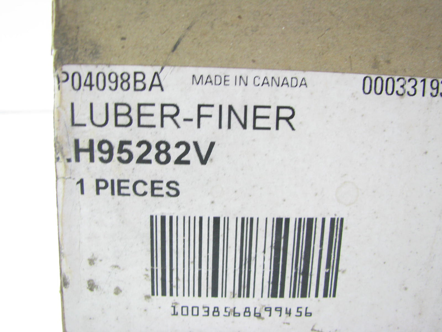 Luberfiner LH95282V Hydraulic Oil Filter For Barber Green Pavers