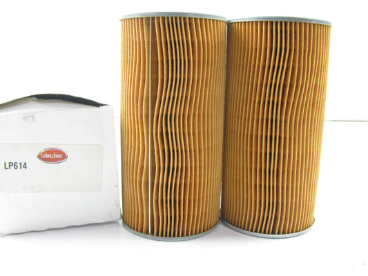 (2) Luberfiner LP614 Oil Filter For MAN & Renault Trucks