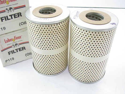 (2) Luberfiner P119 Oil Filter Replaces CH332APL 51154 L40119 LF521 P550172