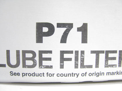 (12) Luberfiner P71 Oil Filter Replaces CH45PL 51511 L60060 LF535 LF3304 P550213