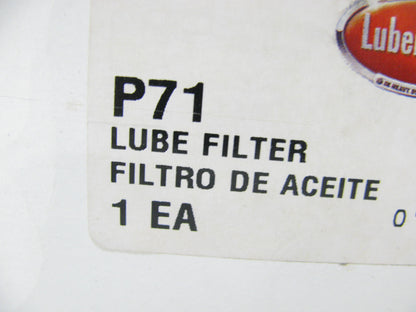 (2) Luberfiner P71 Oil Filter Replaces CH45PL 51511 L60060 LF535 LF3304 P550213