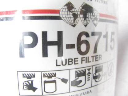 (5) Luberfiner PH6715 Engine Oil Filter