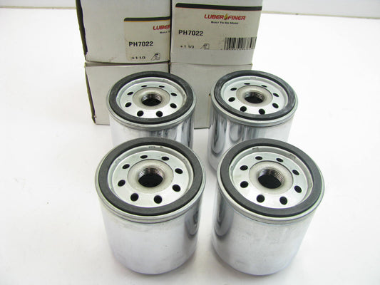 (4) Luberfiner PH7022 Oil Filter Replaces PH6065B 57348 LF600 85225 PF1786