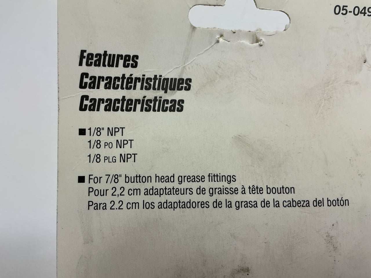 LubriMatic 05-049 7/8'' Button Head Grease Gun Coupler