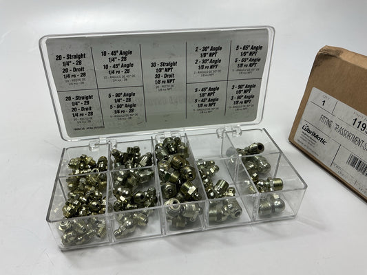 LubriMatic 11-953 Standard SAE Grease Fitting Kit Grease Zerk Assortment Kit
