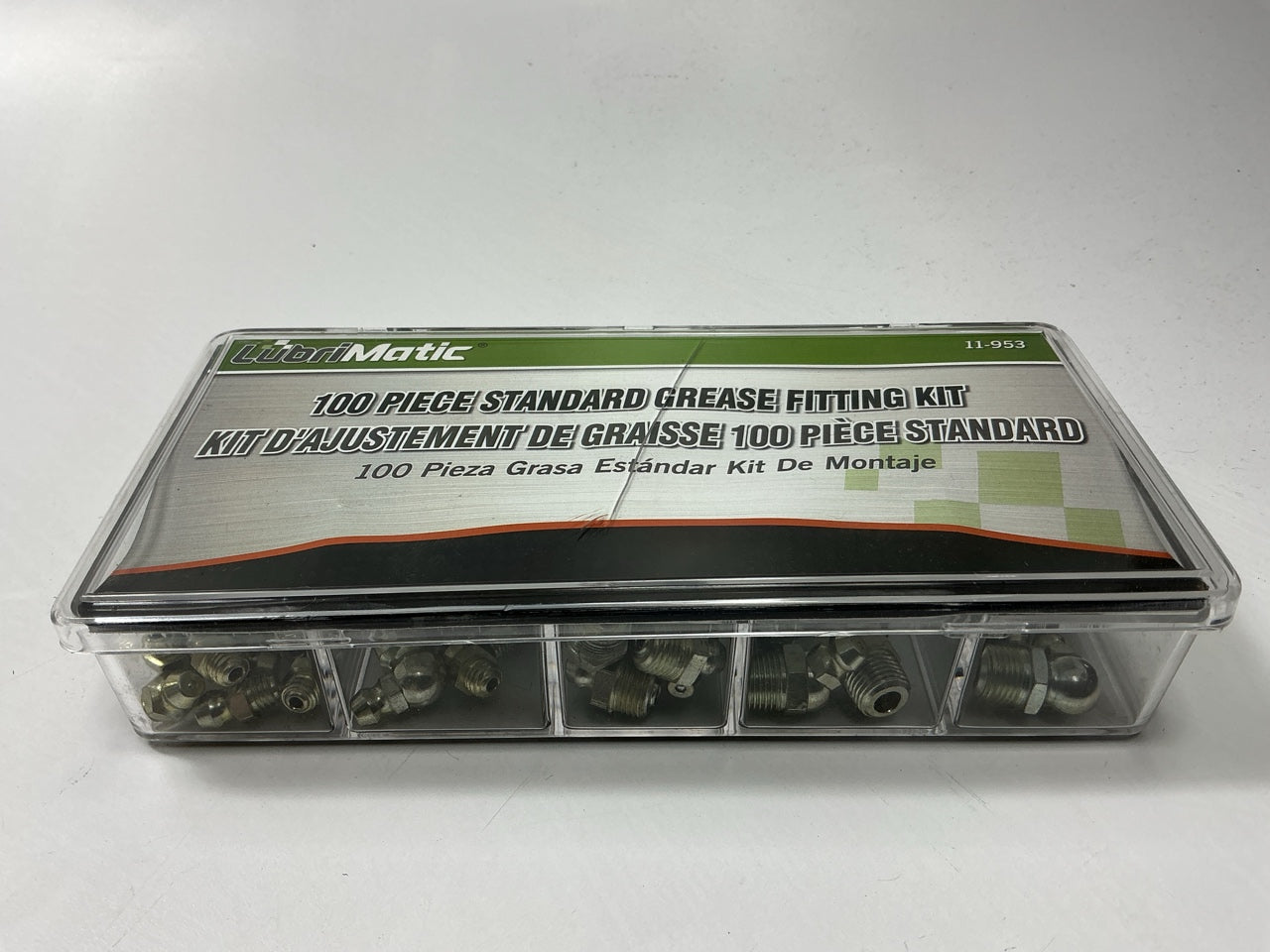 LubriMatic 11-953 Standard SAE Grease Fitting Kit Grease Zerk Assortment Kit