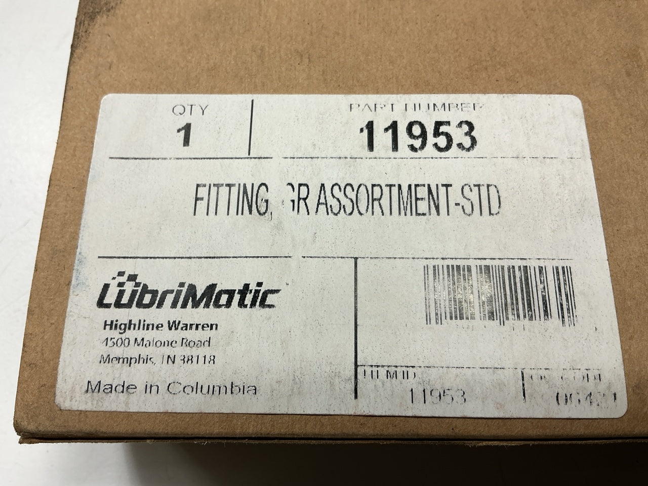 LubriMatic 11-953 Standard SAE Grease Fitting Kit Grease Zerk Assortment Kit