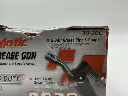 LubriMatic 30-203 Lever Grease Gun With Pipe & Coupler 6,000 PSI