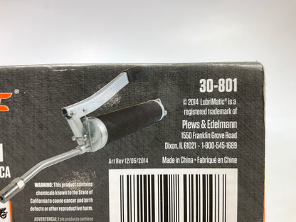 Lubrimatic 30-801 Standard Duty Lever Style Grease Gun With Speed Threads