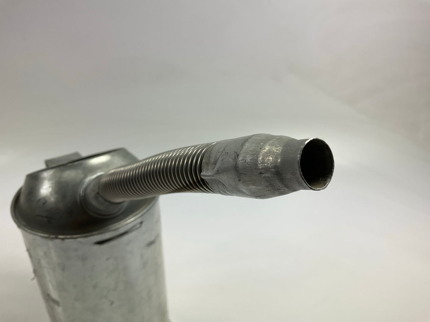 LubriMatic 75-442 2 Quart Galvanized Metal Liquid Measure Can W/ Flex Spout