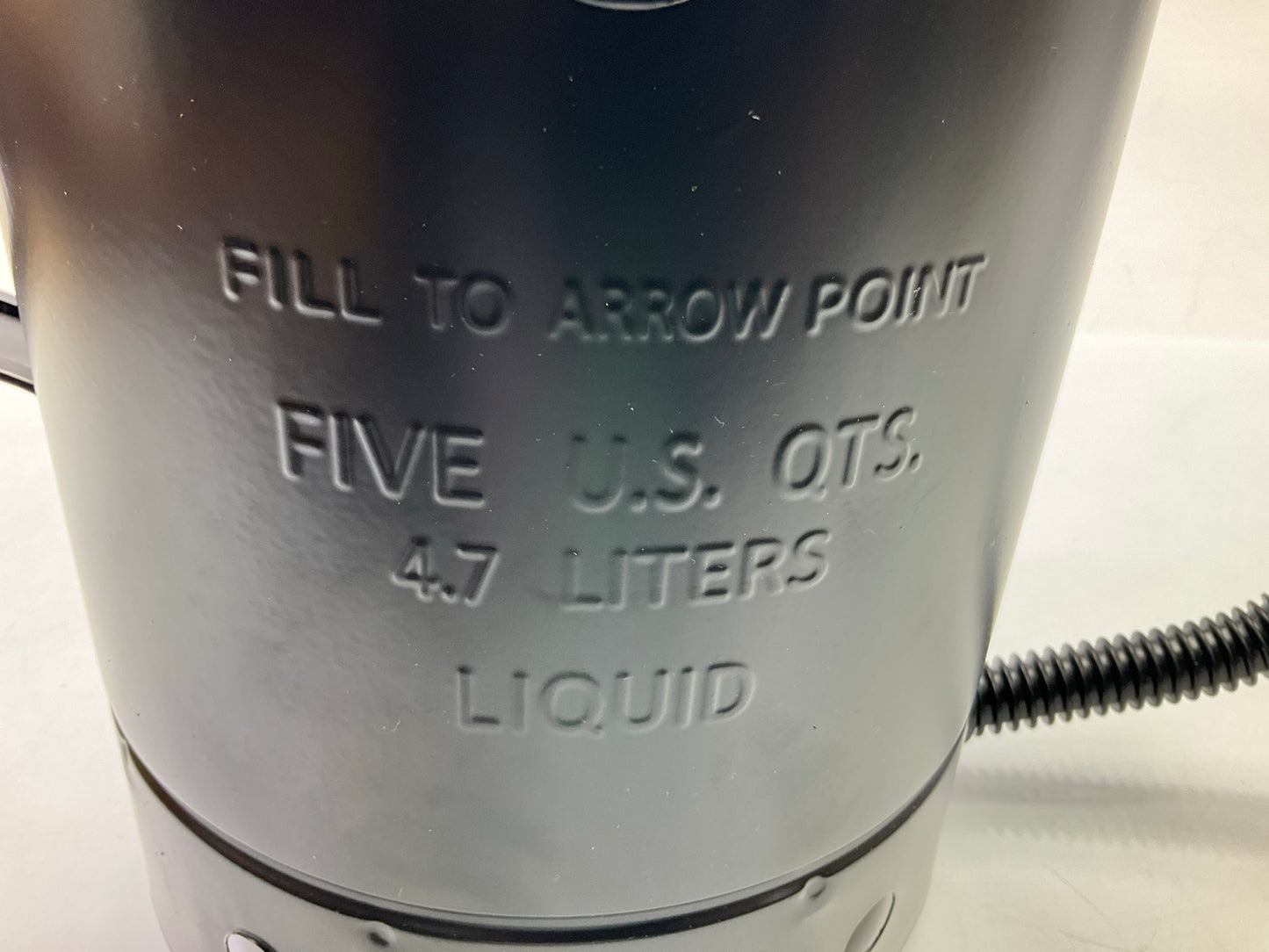 LubriMatic 75-665 Painted Measure Automotive Liquid Can W/ Flex Spout - 6 Quart