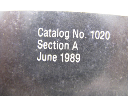 Lucas 1020 Ignition Wire Spark Plug Wire Set Parts Catalog - 1989, 80 Pages