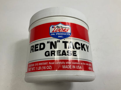 Lucas 10574 Red ''N'' Tacky Grease - 16 Oz.