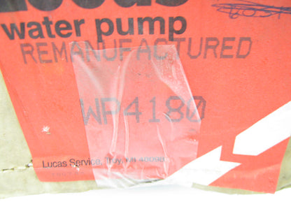 Lucas WP4180 Water Pump SERIES 1 SINGLE GROOVE PULLEY For 67-72 Jaguar 4.2L