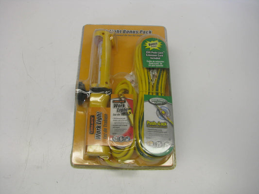 Luma-site 13 Watt Work Light With 25 FT Push Lock Extension Cord
