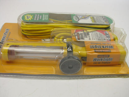 Luma-site 13 Watt Work Light With 25 FT Push Lock Extension Cord