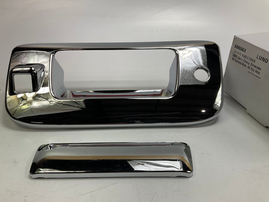 2007-2013 GMC Sierra Chevy Silverado Chrome Tailgate Handle Cover W/ Camera