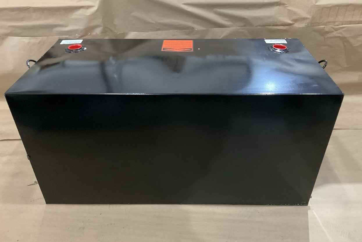 Lund 73010 Full Size 100 Gallon Fuel Storage Tank, Black Steel - 48 X 23 X 23''