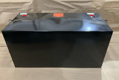 Lund 73010 Full Size 100 Gallon Fuel Storage Tank, Black Steel - 48 X 23 X 23''