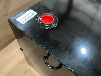 Lund 73010 Full Size 100 Gallon Fuel Storage Tank, Black Steel - 48 X 23 X 23''