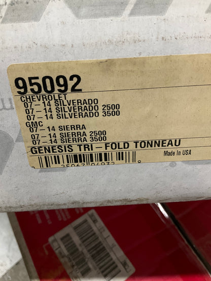 Lund Tri-Fold Tonneau 5.75' Tonneau Bed Cover For 07-13 Sierra, Silverado 1500