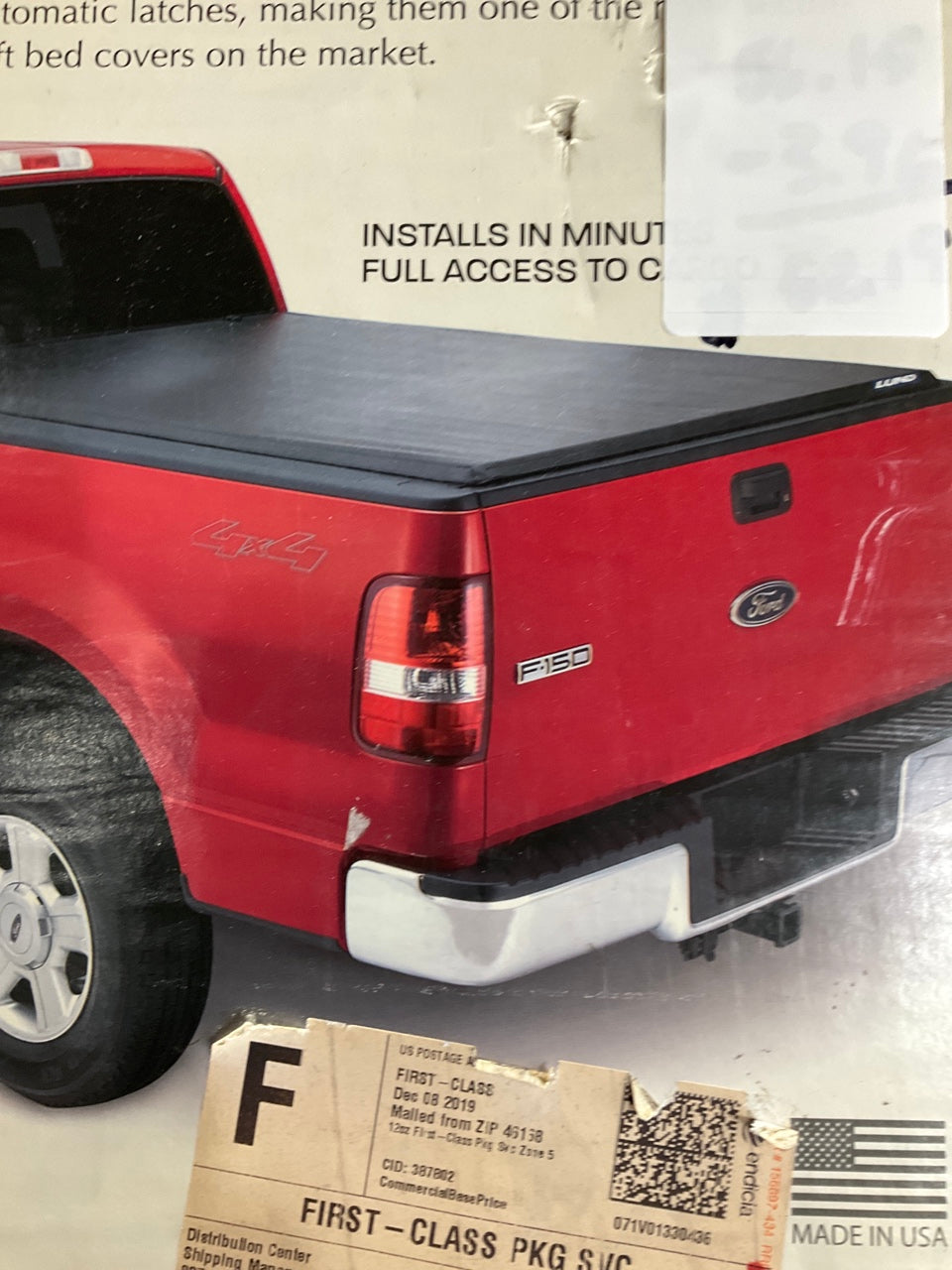 Lund 96084 Soft Roll Up Truck Bed Tonneau Cover 04-07 Sierra Silverado  5'9'' Bed