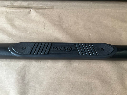 Luverne 451523 BLACK 3'' Round Nerf Step Bars For 2015-2018 Ford F-150 SUPERCREW