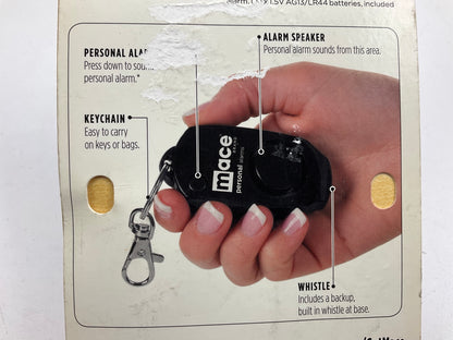 Mace 80457 Personal Alarm Keychain 130 Decibels Panic Button Black