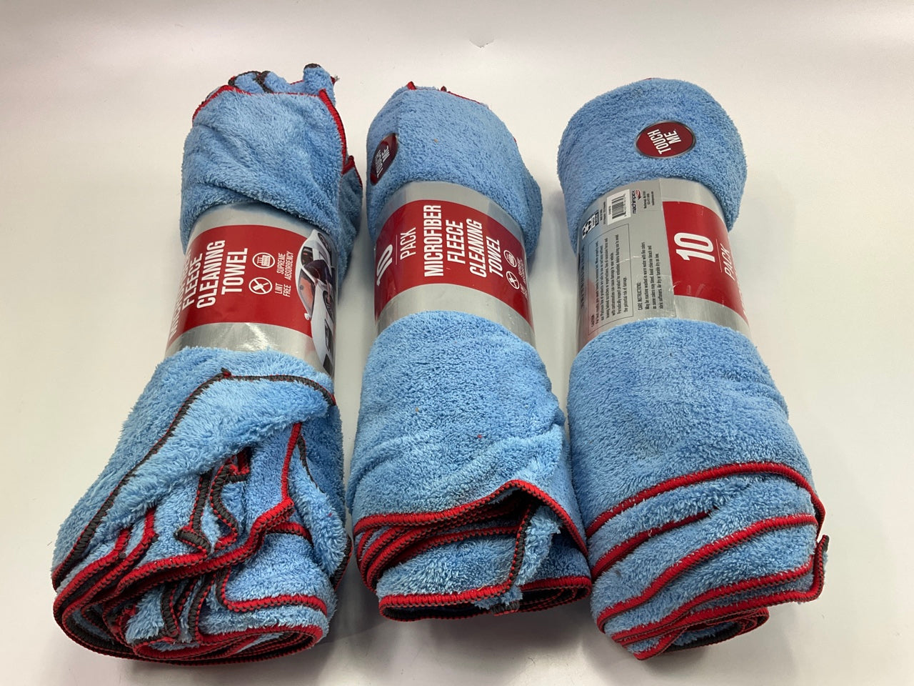 (30) BLUE Machimpex 578189724 Microfiber Cleaning Cloth Towel 16''x16'' Large