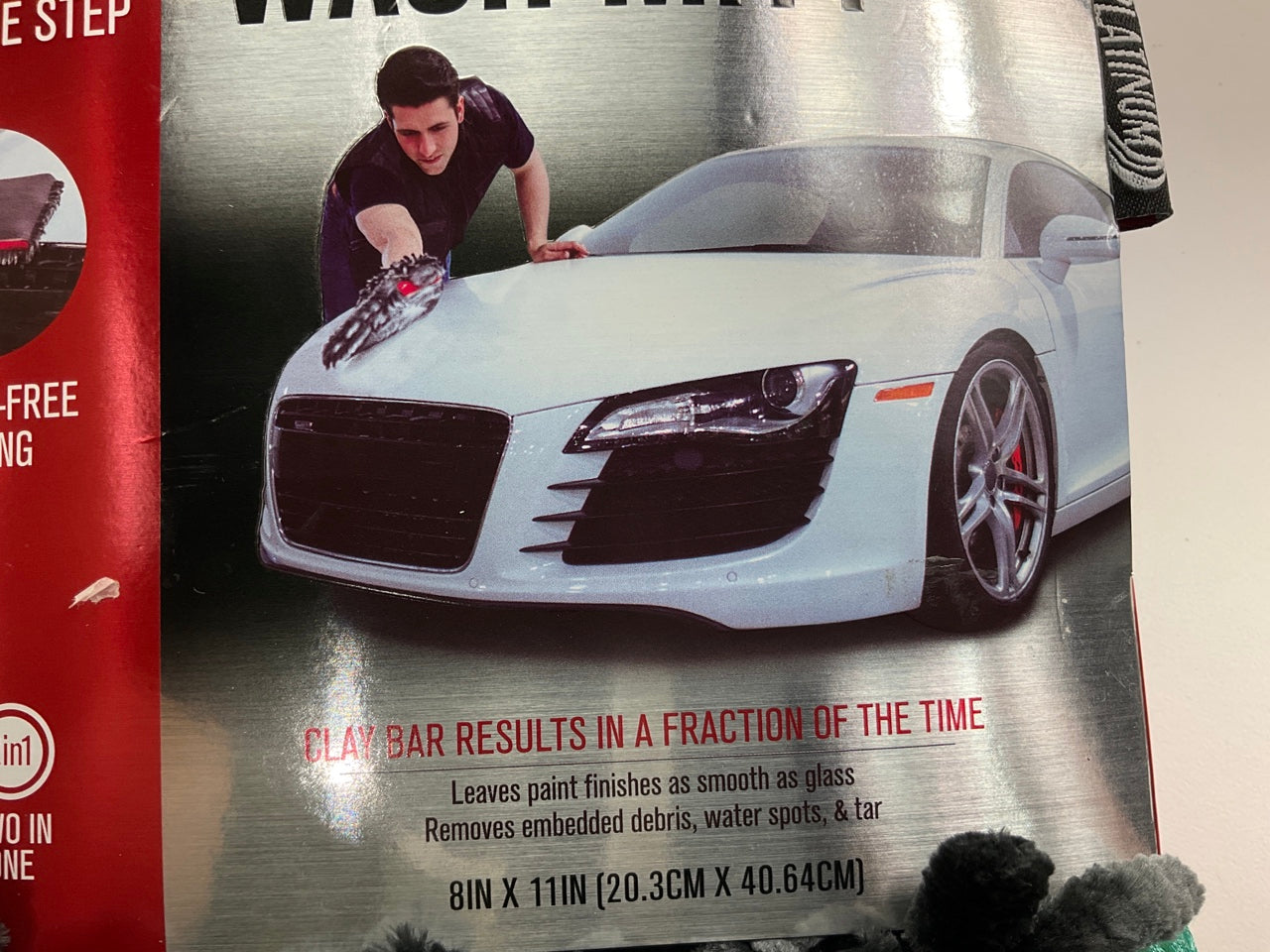 Machimpex MPX-139713 Auto Detail Clay Backing Wash Mitt