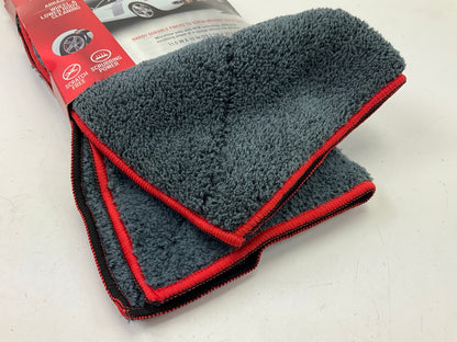 Machimpex MPX-182627 Microfiber Scrub Cleaning Cloth Towels 11''x12'',  2/pack