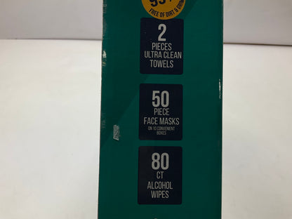 Machimpex MPX-273646 Car Truck SUV Automotive Safety Kit: Masks, Alcohol Wipes