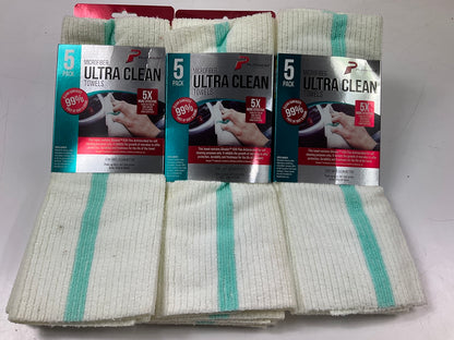 Machimpex MPX-289555 Platnium Series Microfiber Ultra Clean Towels - 15 Pack