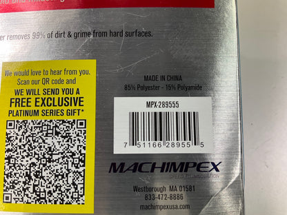 Machimpex MPX-289555 Platnium Series Microfiber Ultra Clean Towels - 15 Pack