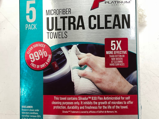 Machimpex MPX-289555 Platnium Series Microfiber Ultra Clean - 5 Pack