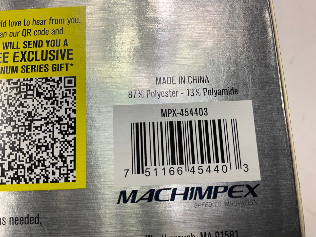 Machimpex MPX-454403 Platinum Microfiber Towels 12''x12'' White Washable - 40-Pack