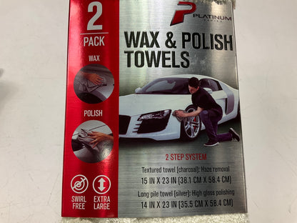 (2) Machimpex R-394129 Wax & Polish Towels 2pk