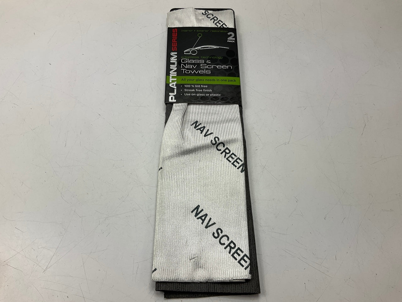 Machimpex R-394426 Glass & Navigation Screen Cleaning Towel, Lint Free, 2-pack