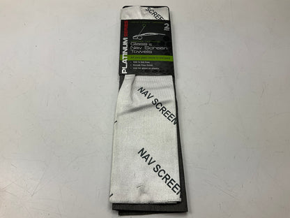 Machimpex R-394426 Glass & Navigation Screen Cleaning Towel, Lint Free, 2-pack
