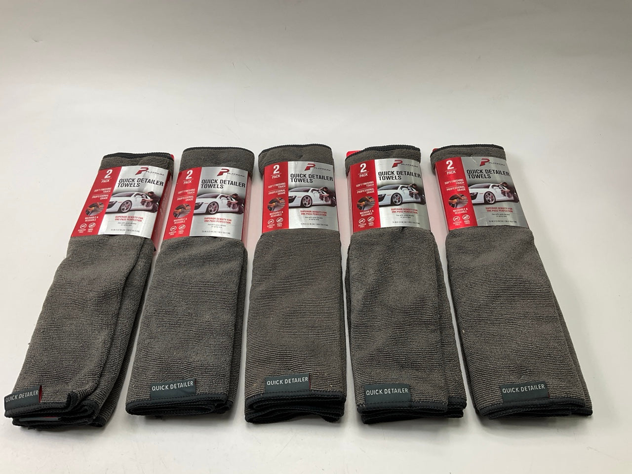 Machimpex R492221 Quick Pro Detailer Towels 10/pk, 15'' X 23'', Durable & Washable