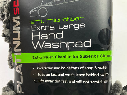 (2) Machimpex R-622932 XL Microfiber Chenille Hand Car Wash Pads, 12''x12''