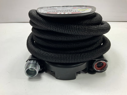 Machimpex R988502 BLACK Expandable 50' Water Hose W/ Aluminum Fittings 50 FEET