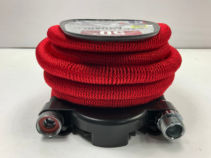 Machimpex R988502 RED Expandable 50' Water Hose W/ Aluminum Fittings 50 FEET