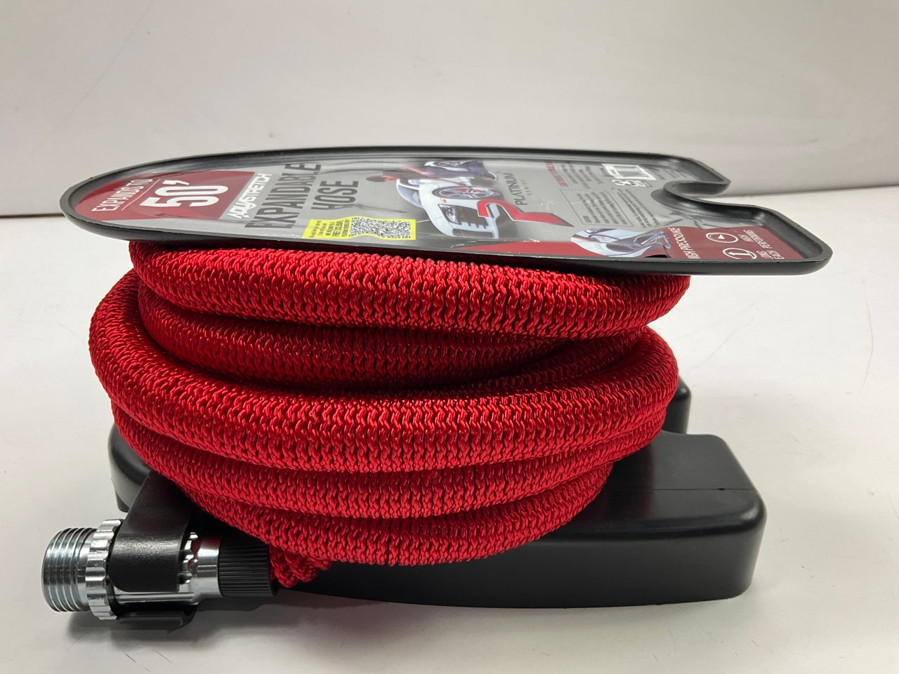 Machimpex R988502 RED Expandable 50' Water Hose W/ Aluminum Fittings 50 FEET