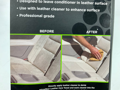 (10) Machimpex R209720 14''x14'' Pro Microfiber Leather Interior Care Towels