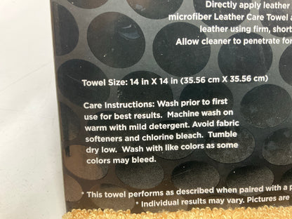 (10) Machimpex R209720 14''x14'' Pro Microfiber Leather Interior Care Towels