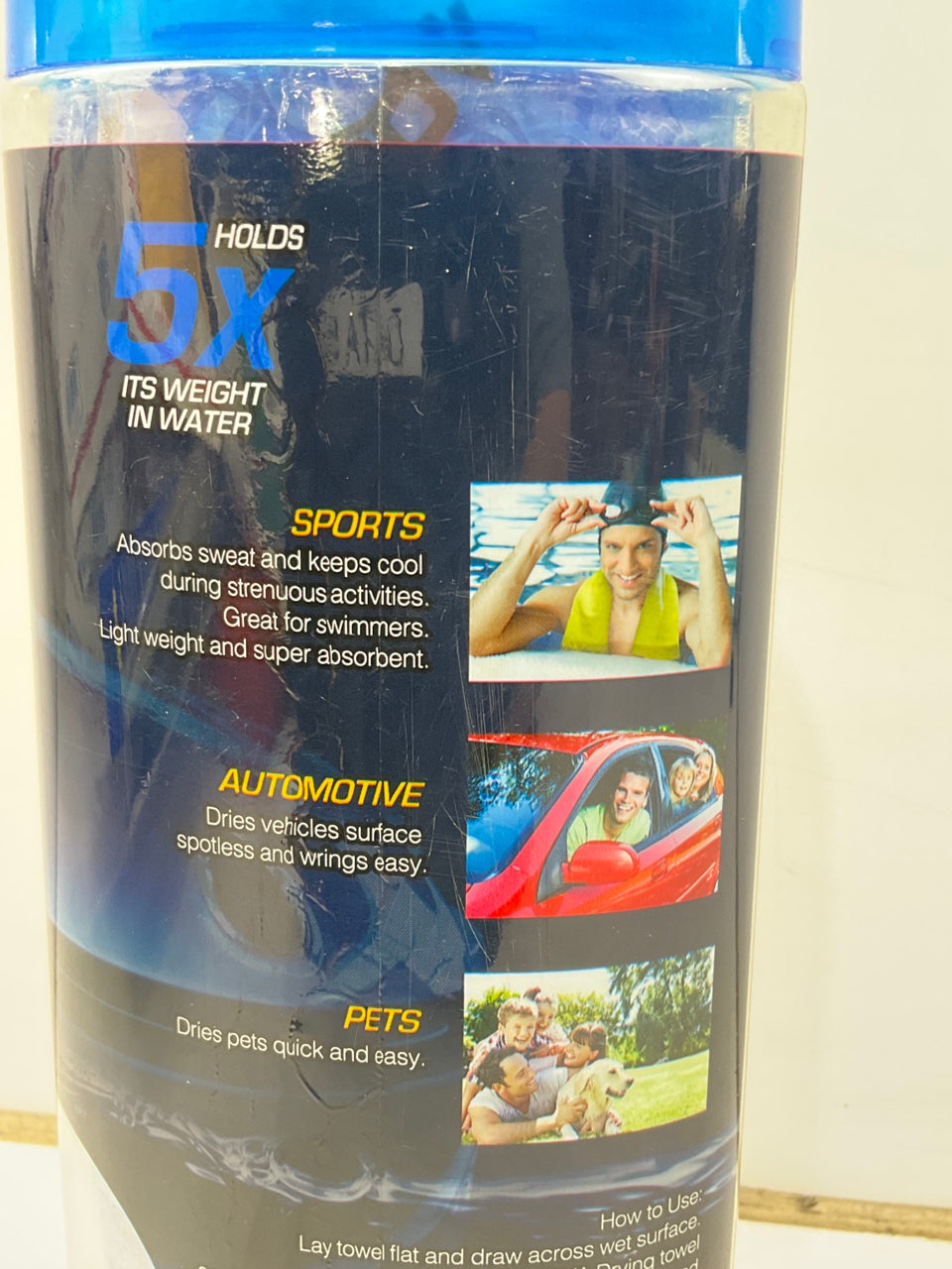 AquaDry R636700 PVA Spot Free And Streak Free Pro Drying Towel,  31''x17''