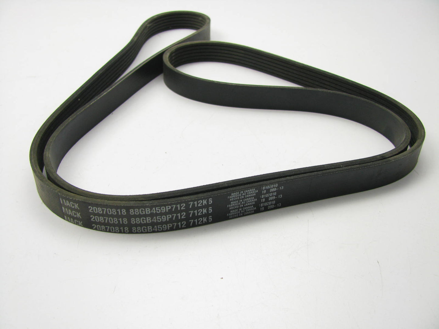Mack OEM 20870818 Serpentine Belt - 0.807'' X 72.03'' - 6 Ribs